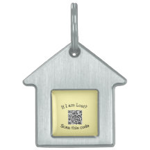 Scan QR-code gevonden mij code huisdier