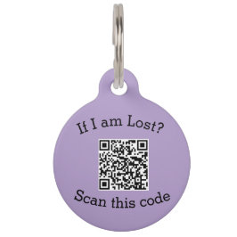 Scan QR-code gevonden mij code huisdier  Huisdierpenning