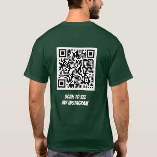 Scan QR Code Instagram, Twitter, Facebook T-shirt