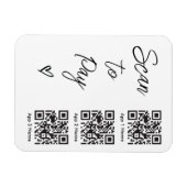 Scan QR-code om te betalen voor digitale zakelijke Magneet (Horizontaal)