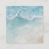 Scan QR-code RSVP Strand Bruiloft invoegen Informatiekaartje (Achterkant)