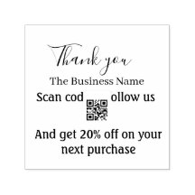 Scan QR om ons te volgen bedankt kortingscode roze