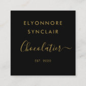 Scan To Order Qr Code Vierkante Visitekaartje (Voorkant)