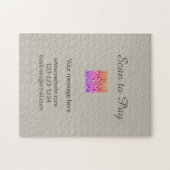 scan to pay Add QR logo website email business sho Legpuzzel (Horizontaal)