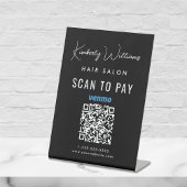Scan To Pay Venmo QR-code Zakelijk Reclamebord Met Voetstuk