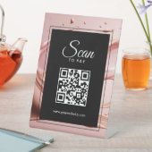 Scan To Pay Zakelijk QR-code Reclamebord Met Voetstuk (Insitu)