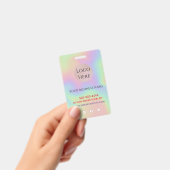 Scanbaar trendy  badge (Handheld)