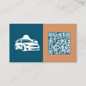 Scanbare QR-autodetails Contactkaartje (Voorkant)