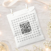 Scanbare QR-code en logo-patroon direct maken Bedankzakje (Geknipt)