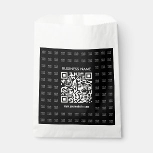 Scanbare QR-code en logo-patroon direct maken Bedankzakje