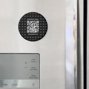 Scanbare QR-code en logo-patroon direct maken Magneet