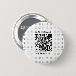 Scanbare QR-code en logo-patroon direct maken Ronde Button 5,7 Cm
