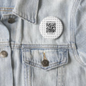 Scanbare QR-code en logo-patroon direct maken Ronde Button 5,7 Cm (In situ)