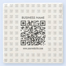 Scanbare QR-code en logo-patroon direct maken