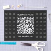 Scanbare QR-code en logo-patroon direct maken Tissuepapier (Craft)