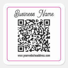 Scanbare QR-code met cursief schrifthandschrift