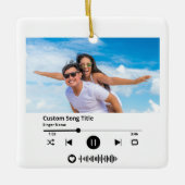 Scancode kerstlied keramisch ornament (Voorkant)