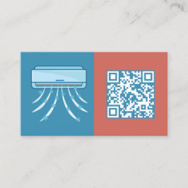 Scancode QR airconditioning Visitekaartje