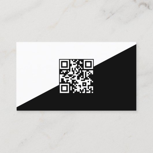 Scancode QR Loodgieter Visitekaartje (Achterkant)