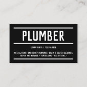 Scancode QR Loodgieter Visitekaartje (Voorkant)