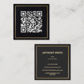 Scancode QR Premium Contactkaartje (Voorkant / Achterkant)