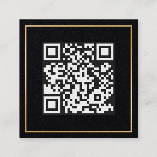 Scancode QR Premium Contactkaartje (Voorkant)