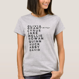 SCANDAL CHARACTER FAN T SHIRT