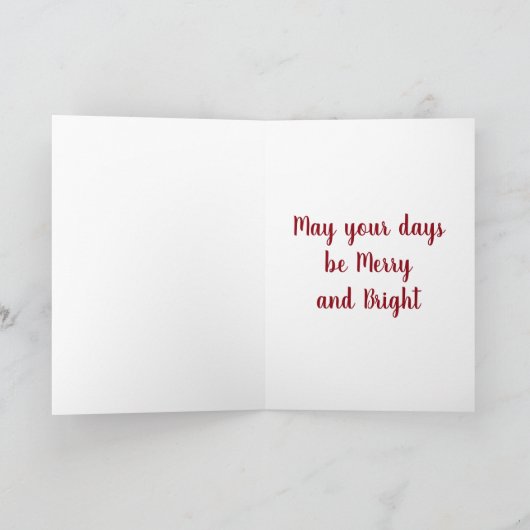 *SCANDANAVISCHE GNOOM* ZEGT DAT DE DAGEN VROLIJK/H FEESTDAGEN KAART (Binnen)