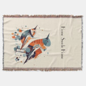 Scandi Aviary Duet, op maat Deken (Voorkant)