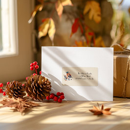 Scandi Aviary Duet, op maat Etiket