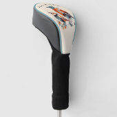 Scandi Aviary Duet, op maat Golfheadcover (Schuin)