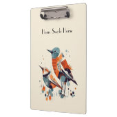 Scandi Aviary Duet, op maat Klembord (Links)