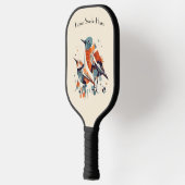 Scandi Aviary Duet, op maat Pickleball Paddle (Links)