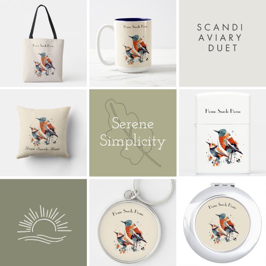 Scandi Aviary Duet, op maat Pickleball Paddle