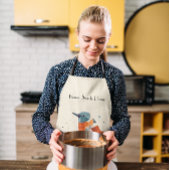 Scandi Aviary Duet, op maat Schort