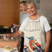 Scandi Aviary Duet, op maat Schort