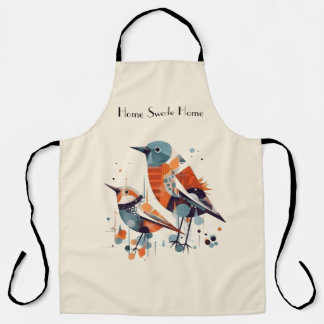 Scandi Aviary Duet, op maat Schort