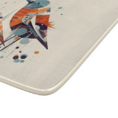 Scandi Aviary Duet, op maat Snijplank (Hoek)