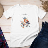 Scandi Aviary Duet, op maat T-shirt