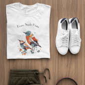 Scandi Aviary Duet, op maat T-shirt