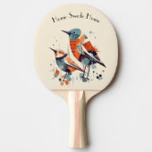Scandi Aviary Duet, op maat Tafeltennisbatje (Voorkant)