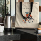 Scandi Aviary Duet, op maat Tote Bag