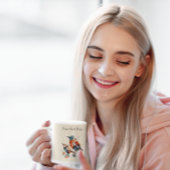 Scandi Aviary Duet, op maat Tweekleurige Koffiemok