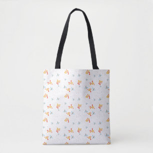 Scandi Bee Pattern-Canvas tas