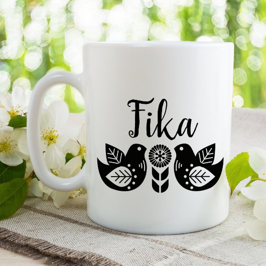 Scandi Birds Fika Koffiemok