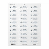Scandi Bloemen Retouradres Label (Full Sheet)