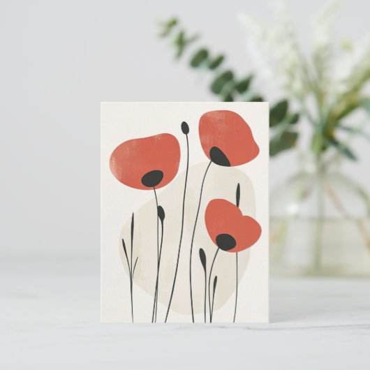 Scandi Bloom No.287 Briefkaart (Staand voorkant)