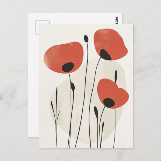 Scandi Bloom No.287 Briefkaart (Voorkant / Achterkant)