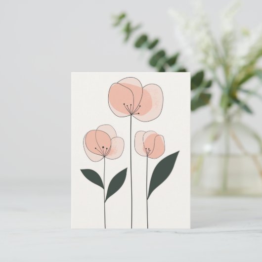 Scandi Bloom No.289 Briefkaart (Staand voorkant)