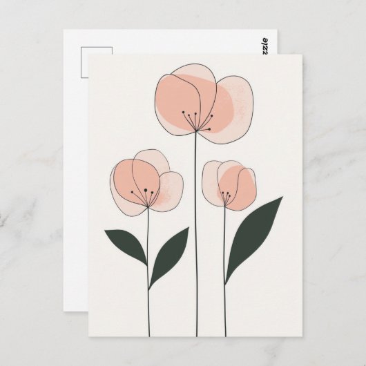 Scandi Bloom No.289 Briefkaart (Voorkant / Achterkant)